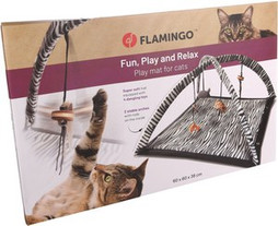 Flamingo f-561413 - Jouet Tapis de jeu Blanc & Noir