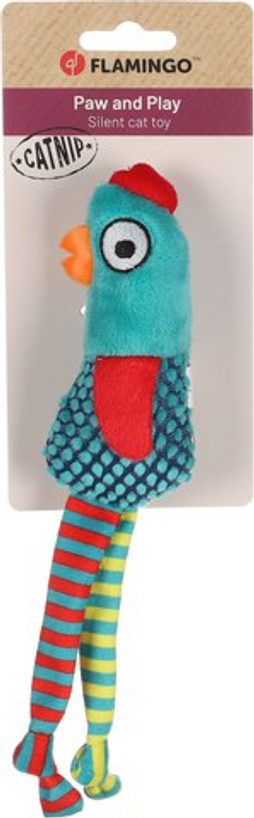 Flamingo f-561462 - Peluche Poule à lHerbe à Chat
