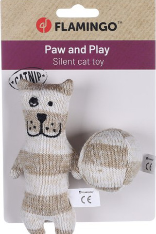 Flamingo f-561452 - Jouets en Tissu avec Herbe à Chat pour Chats Heureux