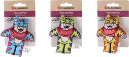 Flamingo f-561431 - Jouet Chat Tigi Tijger avec Herbe à Chat