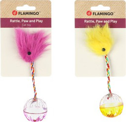 Flamingo f-561444 - Balle Amusante pour Chat avec Clochette