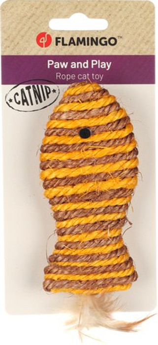 Flamingo f-561443 - Jouet Poisson Brun & Jaune