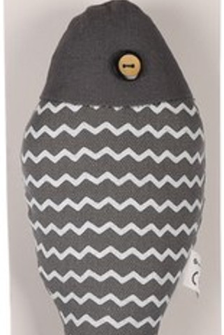 Flamingo f-561439 - Jouet Poisson Gris à lHerbe à Chat