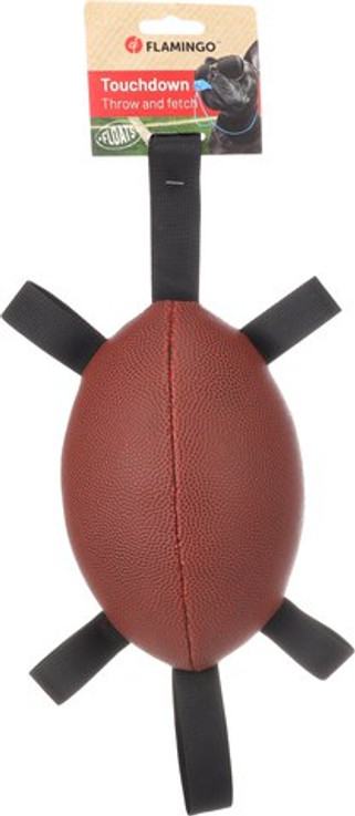 Flamingo f-522604 - Jouet Flottant Rugby pour Chiens Aventureux