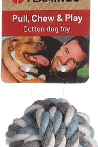 Flamingo f-522721 - Balle de Jeu en Coton pour Chiens