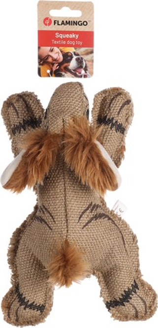 Flamingo f-522753 - Jouet Chien Lapin en Jute avec Sifflet Amusant