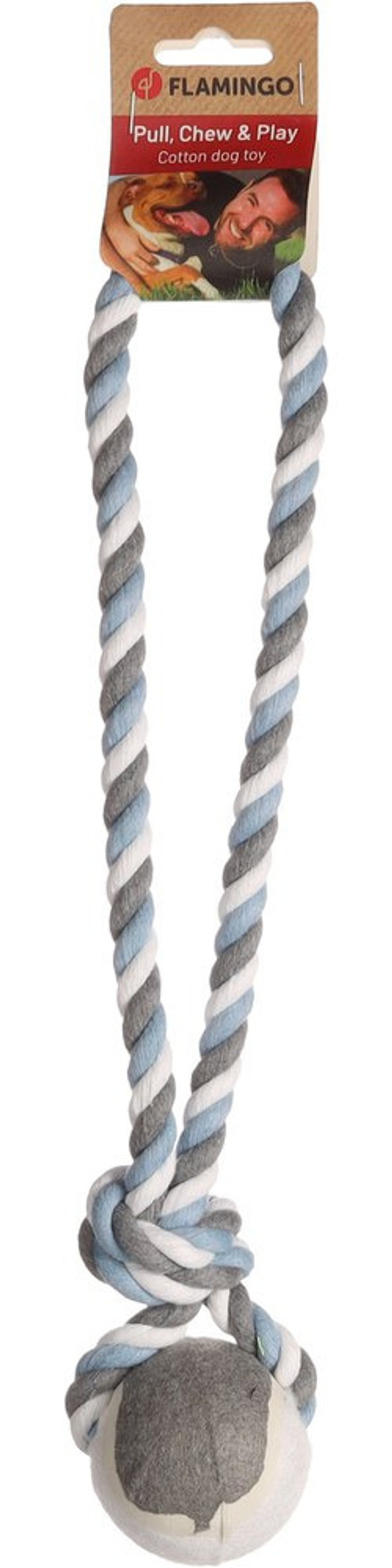 Flamingo f-522718 - Jouet Corde à tirer avec balle