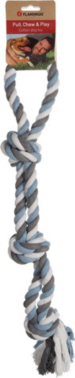 Flamingo f-522717 - Jouet Corde à tirer avec 2 noeuds