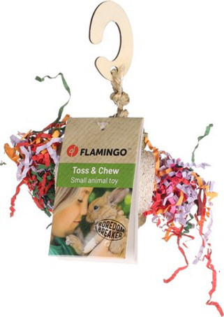 Flamingo f-210395 - Jouet Naturel pour Dents Saines des Animaux