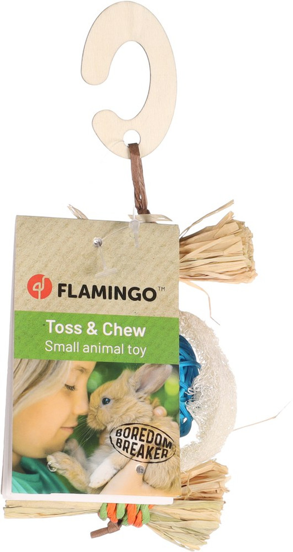 Flamingo f-210388 - Natural Chew Toy with Hanging Hook for Pets