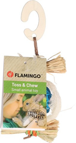 Flamingo f-210388 - Natural Chew Toy with Hanging Hook for Pets