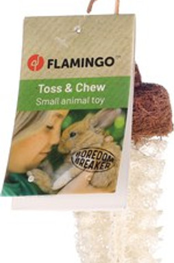 Flamingo f-210403 - Jouet Naturel à Mâcher pour Animaux de Compagnie