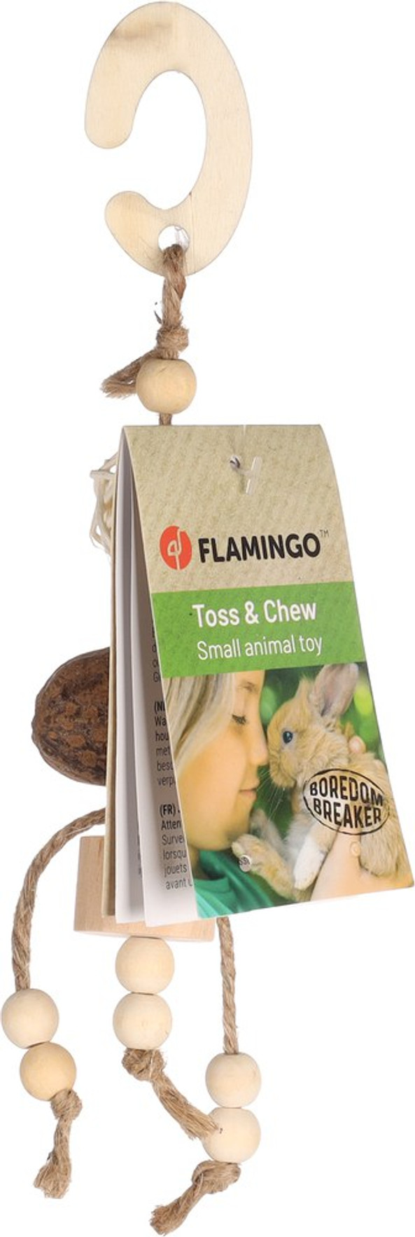 Flamingo f-210401 - Jouetavec balle Beige &