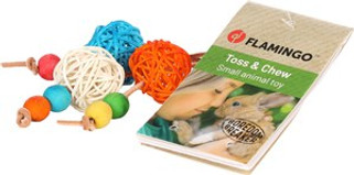 Flamingo f-210400 - Jouet à Mâcher en Rotin pour Santé Dentaire