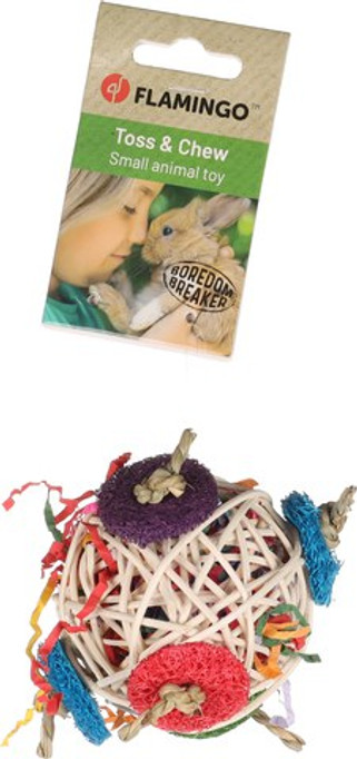 Flamingo f-210399 - Jouet Naturel pour Rongeurs et Dents Saines