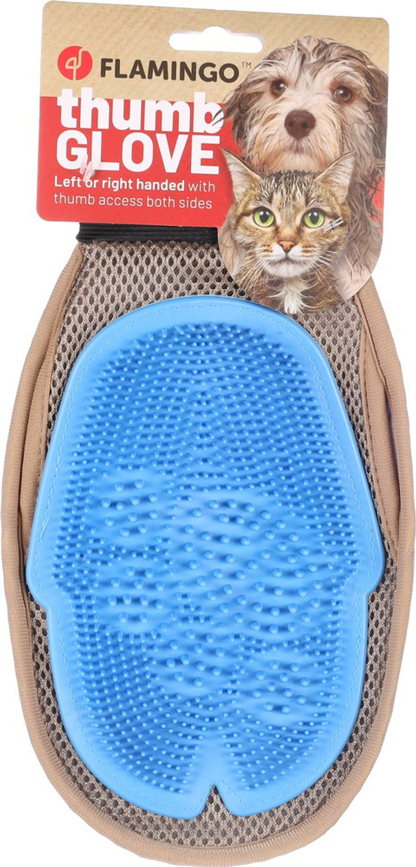 Flamingo f-522768 - Gant d'habillement, de massage et de brossage