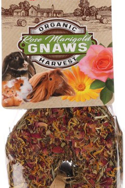 Flamingo f-210417 - Herbal Hay Donut Treat with Dandelion & Rose Petals