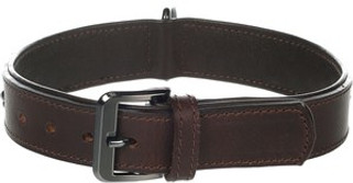 Flamingo f-522839 - Collier en Cuir de Buffle avec Boucle Brillante