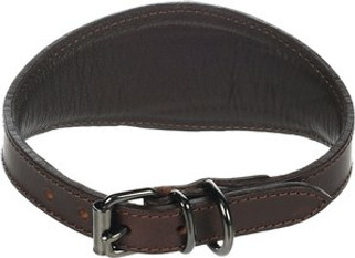 Flamingo f-522847 - Collier Confort en Cuir de Buffle pour Chiens Élégants