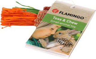 Flamingo f-210384 - Jouet à Grignoter Naturel pour Rongeurs