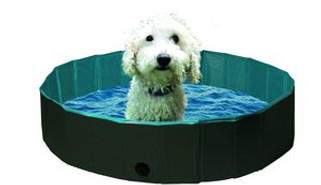 Flamingo f-522947 - Piscine Pliable pour Chiens et Enfants