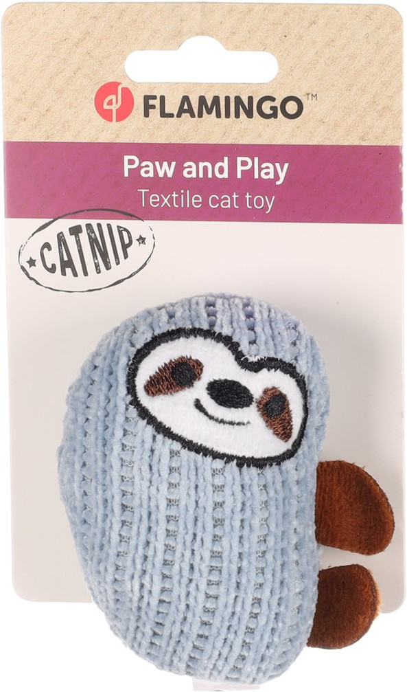 Flamingo f-561474 - Blaro Sloth Catnip Playtime Companion