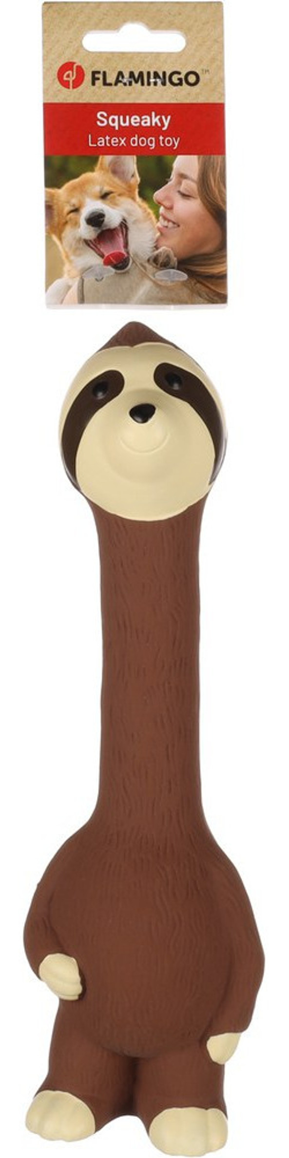 Flamingo f-522967 - Sunny Day Squeaky Latex Pet Toy