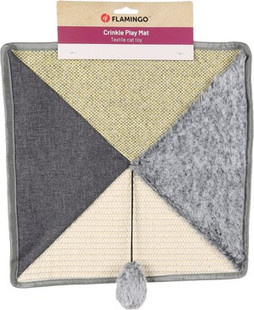 Flamingo f-561492 - Interactive Cat Toy with Sisal Mat and Crunchy Ball