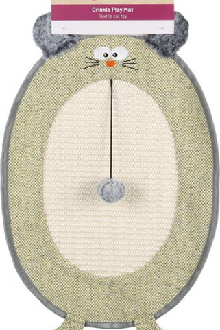 Flamingo f-561491 - Jouet Chat Sisal avec Balle Jaune Amusante