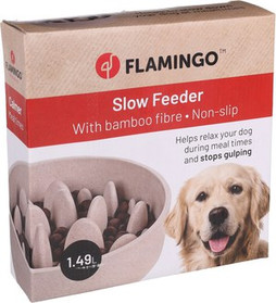 Flamingo f-522977 - Gamelle pour la nourriture et leau Slow feeder Rond