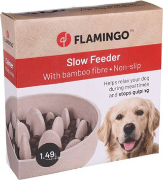 Flamingo f-522977 - Gamelle pour la nourriture et leau Slow feeder Rond