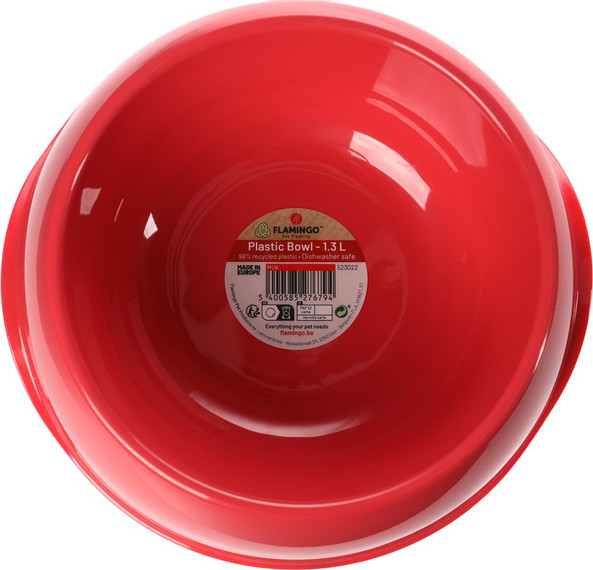 Flamingo f-523022 - Gamelle pour la nourriture et l'eau Rond corail