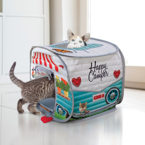 Kong® f-561512 - Jouet Coloré KONG avec Herbe à Chat Premium