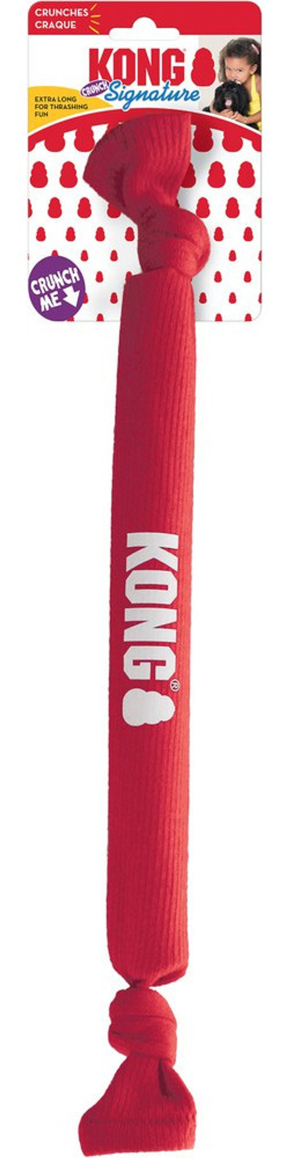 Kong® f-523039 - Jouet Rouge Signature Kong pour Chiens