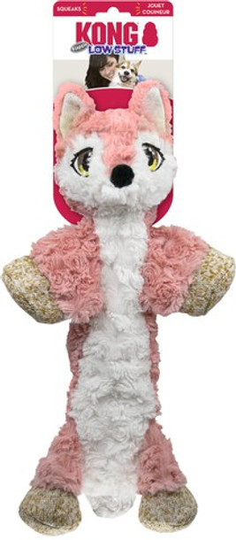 Kong® f-523035 - Renard Rose Doux Kong® pour Chiens Joueurs