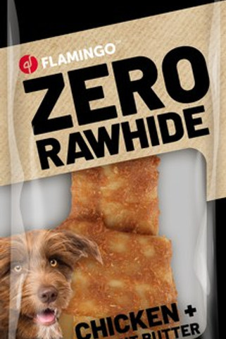 Flamingo f-523099 - Délices Canins Os Noué au Poulet et Beurre dArachide