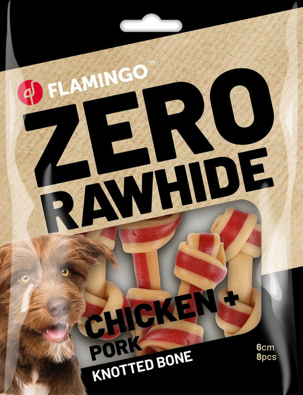Flamingo f-523091 - Délices Noués au Poulet et Porc pour Chiens Gourmands