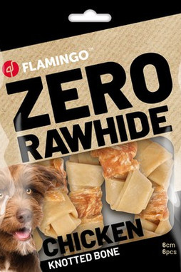 Flamingo f-523100 - Friandises Noué Osavec poulet 6cm 20gr / 6 pcs 120gr