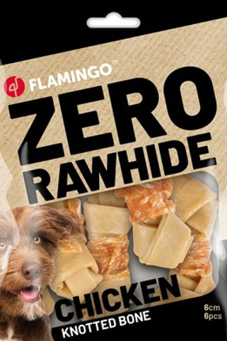 Flamingo f-523100 - Friandises Noué Osavec poulet 6cm 20gr / 6 pcs 120gr