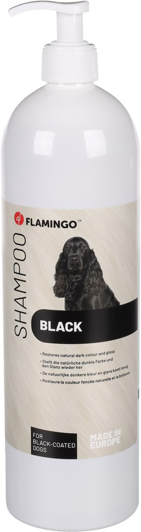 Flamingo f-523074 - Shampoing pour un pelage noir 1 L