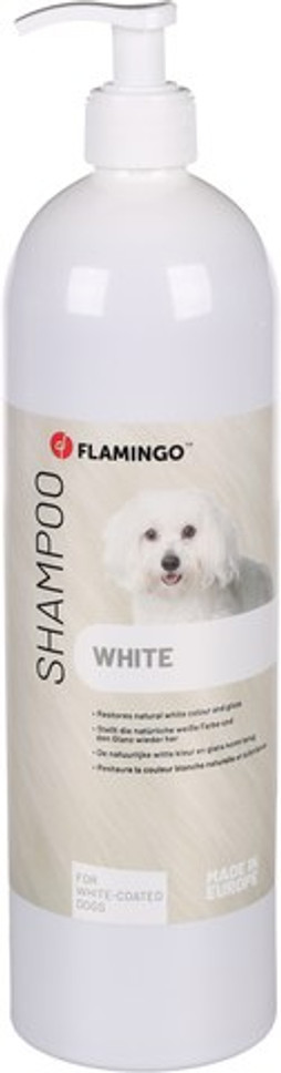Flamingo f-523073 - Shampoing pour un pelage blanc 1 L
