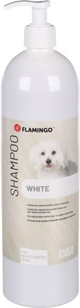 Flamingo f-523073 - Shampoing pour un pelage blanc 1 L