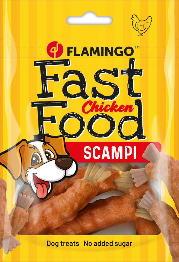 Flamingo f-523078 - Friandises Scampi avec poulet