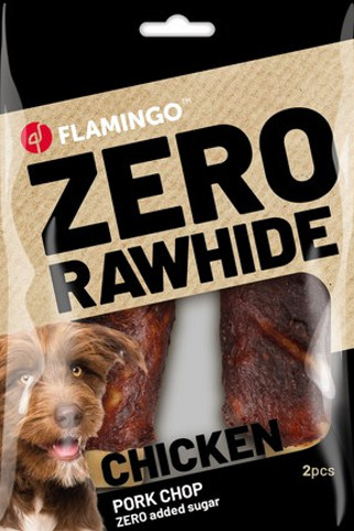 Flamingo f-523106 - Friandises Côteavec poulet & avec porc 40gr / 2 pcs 80gr
