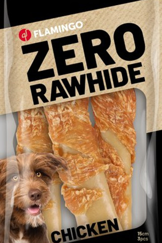 Flamingo f-523104 - Friandises Bâtonavec poulet 15cm 40gr / 3 pcs 120gr