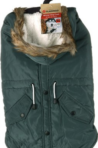 Flamingo f-523138 - Manteau Kimo Vert pour Chiens Confortable et Élégant