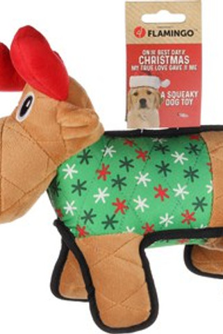 Flamingo f-523233 - Jouet Douillet Caribou pour Animaux
