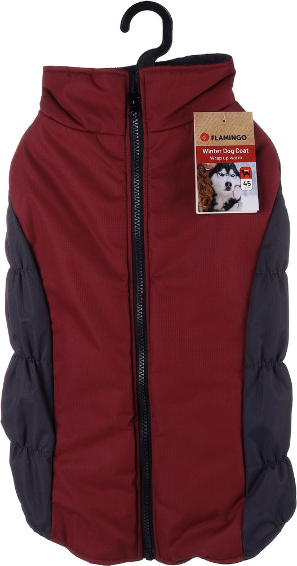 Flamingo f-523164 - Manteau Hivernal Bordeaux pour Chiens