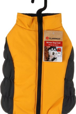 Flamingo f-523155 - Manteau Hivernal Jaune pour Chiens avec Protection Complète
