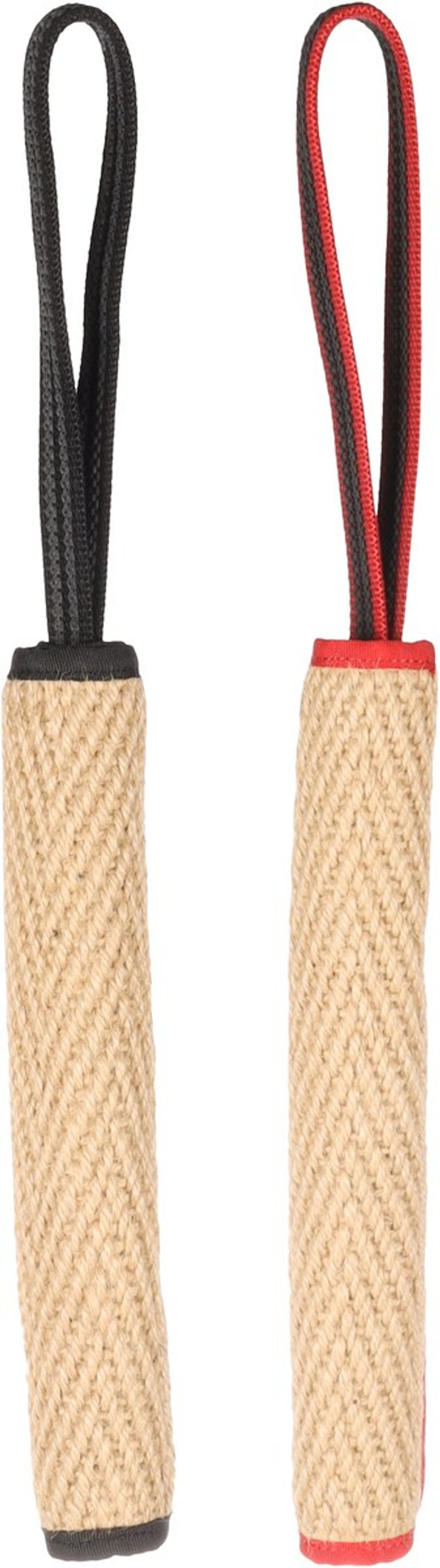 Flamingo f-523240 - Durable Jute Dog Toy with Rubber Grip Handle
